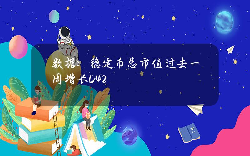 数据：稳定币总市值过去一周增长0.42%