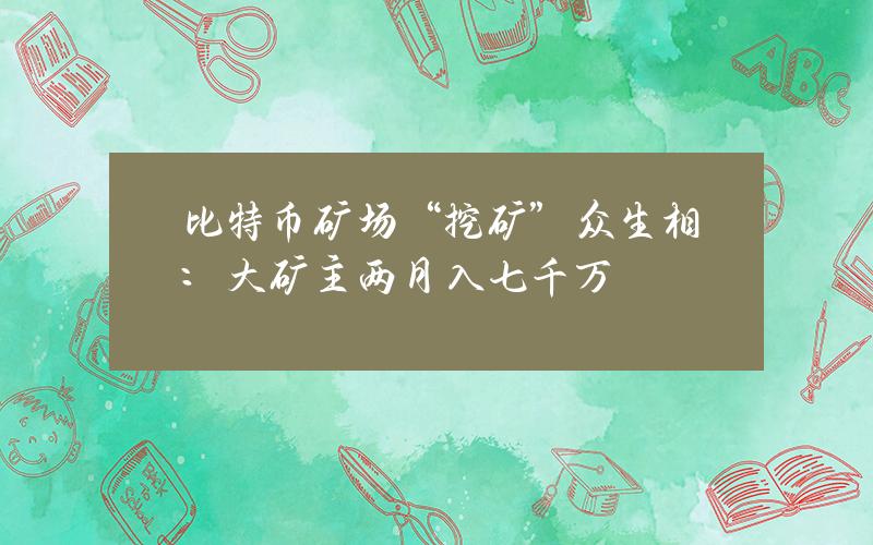 比特币矿场“挖矿”众生相：大矿主两月入七千万