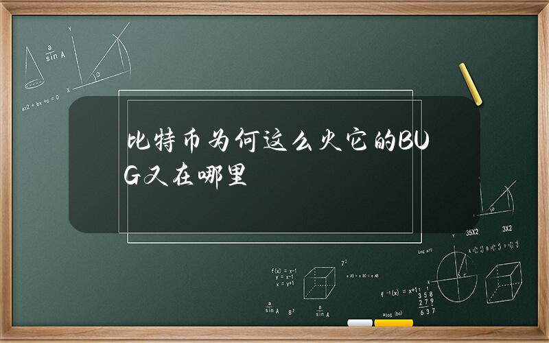 比特币为何这么火？它的BUG又在哪里？